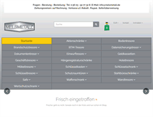 Tablet Screenshot of melsmetall.de